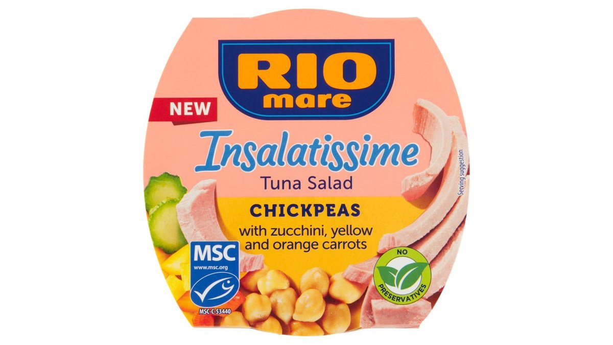 Rio Mare Tuňákový salát s cizrnou, 160 g