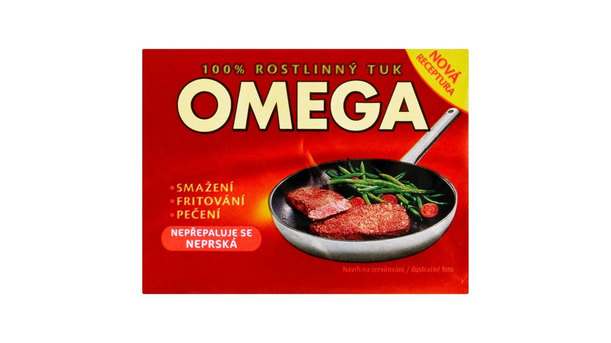 Omega 100% rostlinný tuk 250g