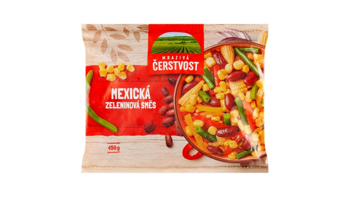 Mrazivá čerstvost Mexická zeleninová směs 450g