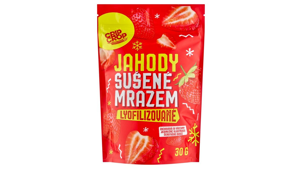 Crip Crop Jahody sušené mrazem lyofilizované 30g