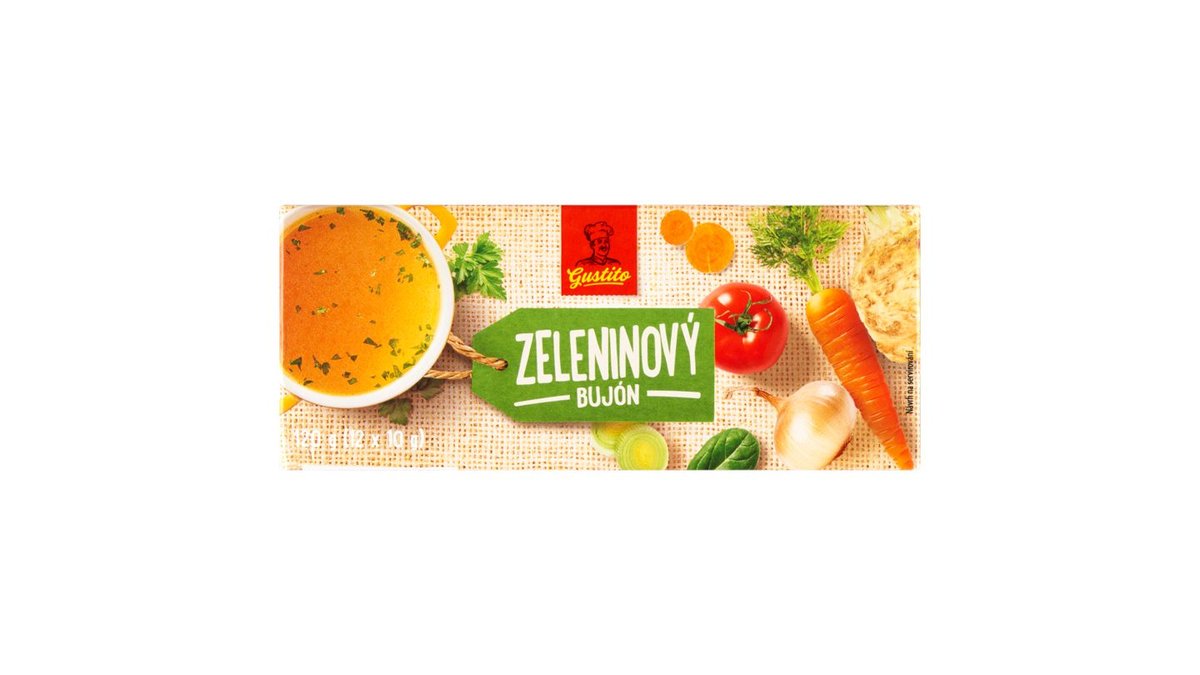 Gustito Zeleninový bujón 12 x 10g (120g)