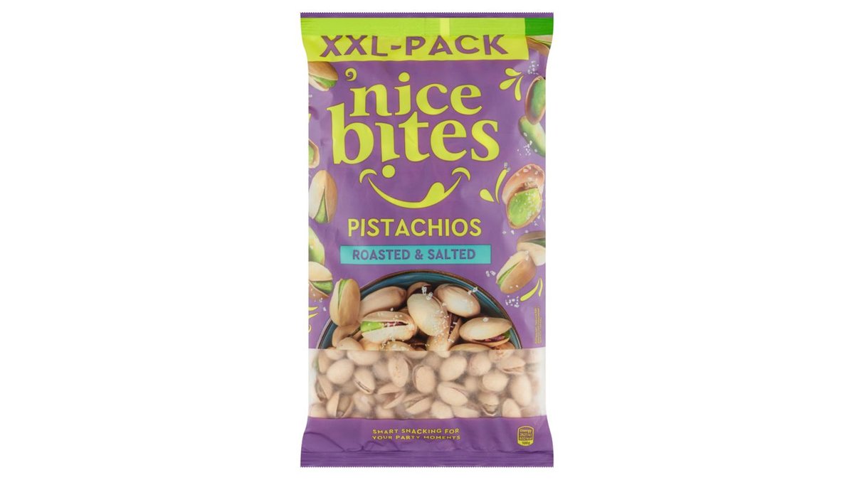 Nice Bites Pistácie ve skořápce pražené solené 500g