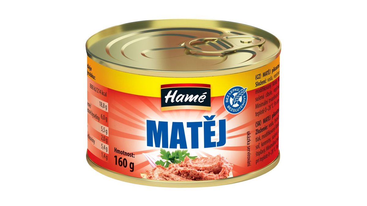 Náhled kategorie Hamé Matěj pikantní pomazánka na topinky 160g