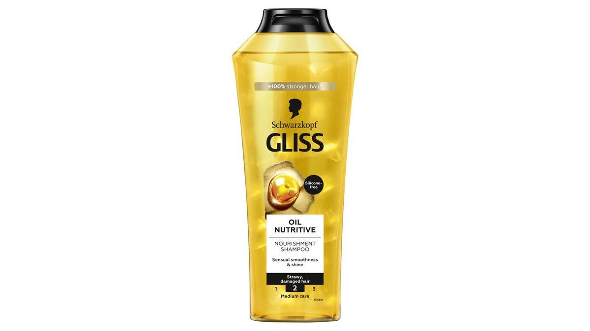 Schwarzkopf Gliss Oil Nutritive šampon s omega 9 + marulovým olejem 400ml