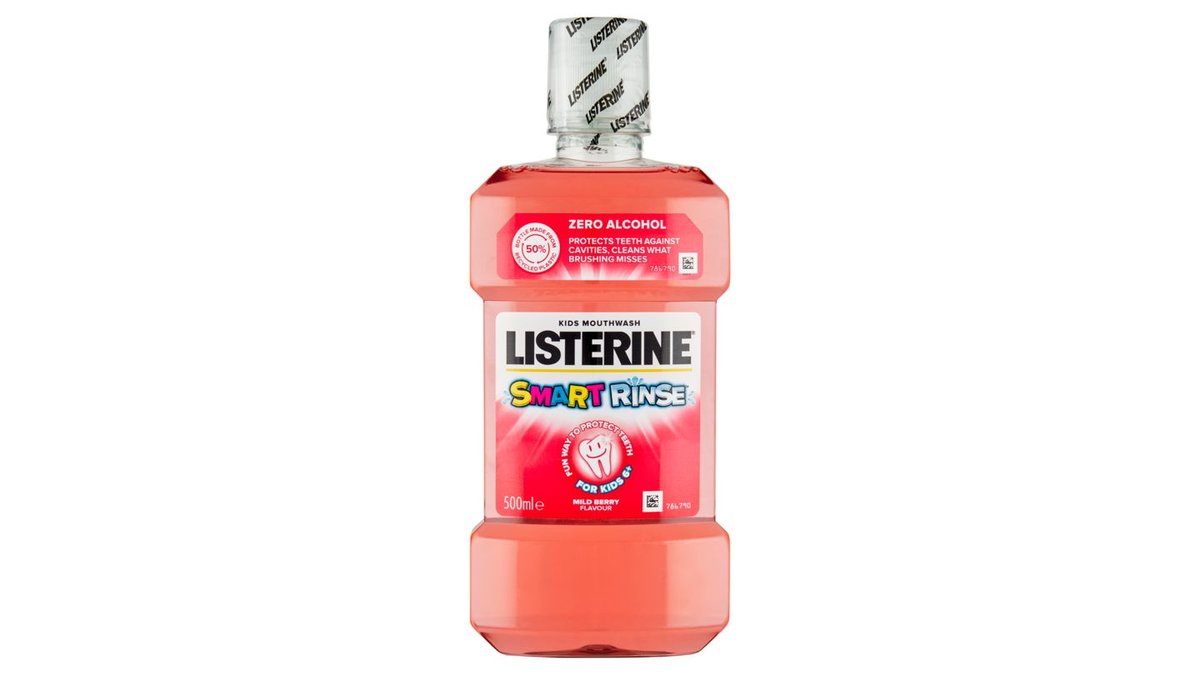 Listerine Smart Rinse Mild Berry ústní voda 500ml