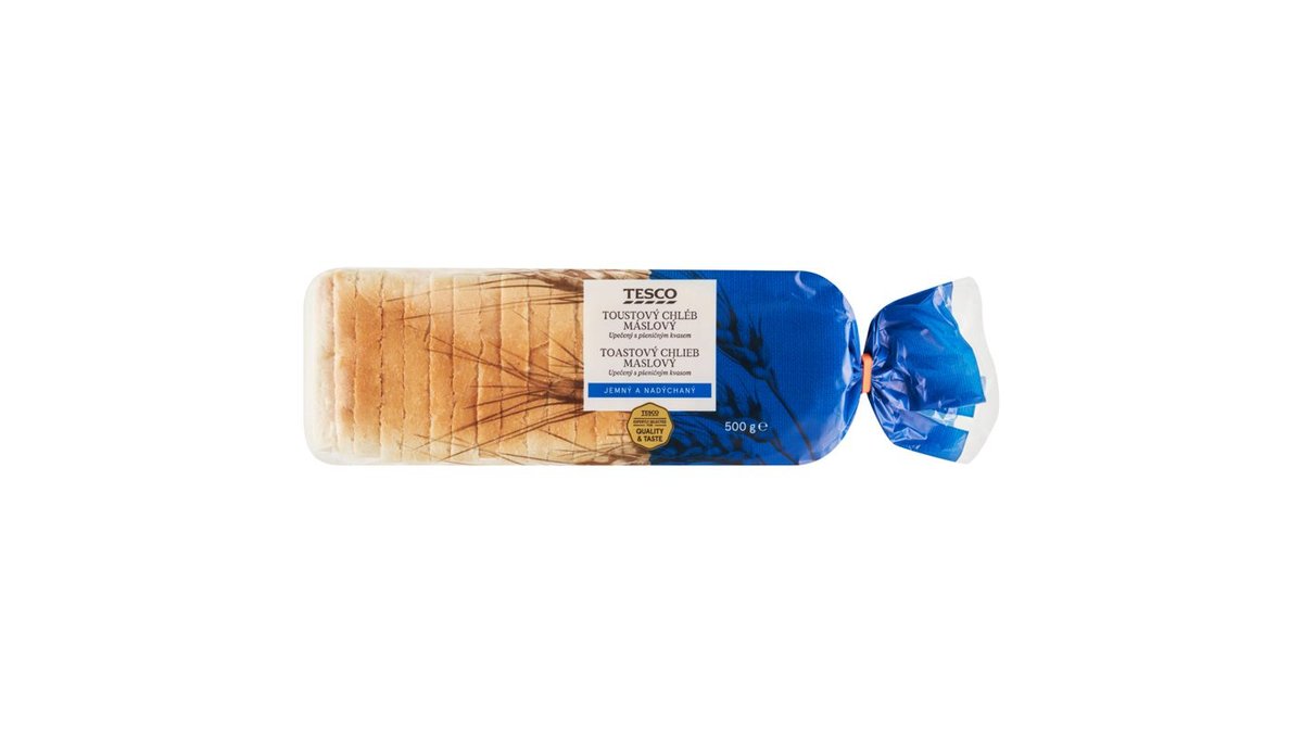 Tesco Toustový chléb máslový 500g