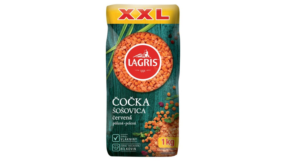 Lagris Čočka červená půlená 1kg