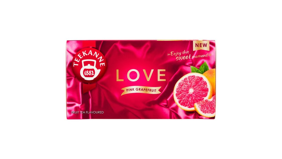 Teekanne Love Pink Grapefruit ovocno-bylinný čaj 20 x 2,25g (45g)