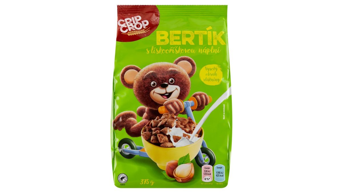 Crip Crop Bertík s lískooříškovou náplní 375g