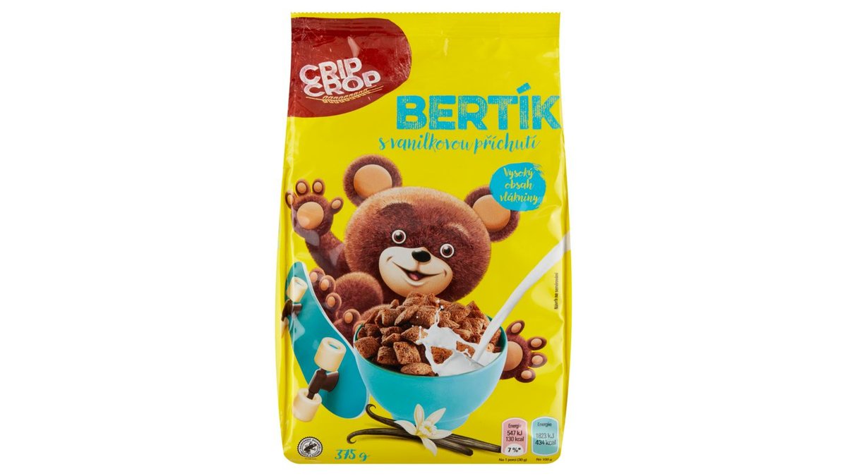 Crip Crop Bertík s vanilkovou příchutí 375g