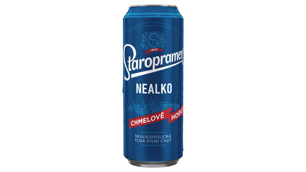 Staropramen Nealko pivo světlé 0,5l