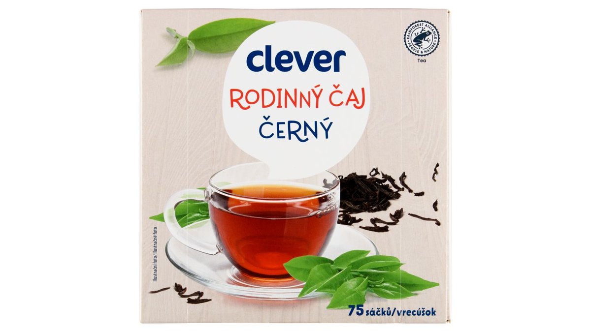 clever Rodinný čaj černý 75 x 1,5g (112,5g)