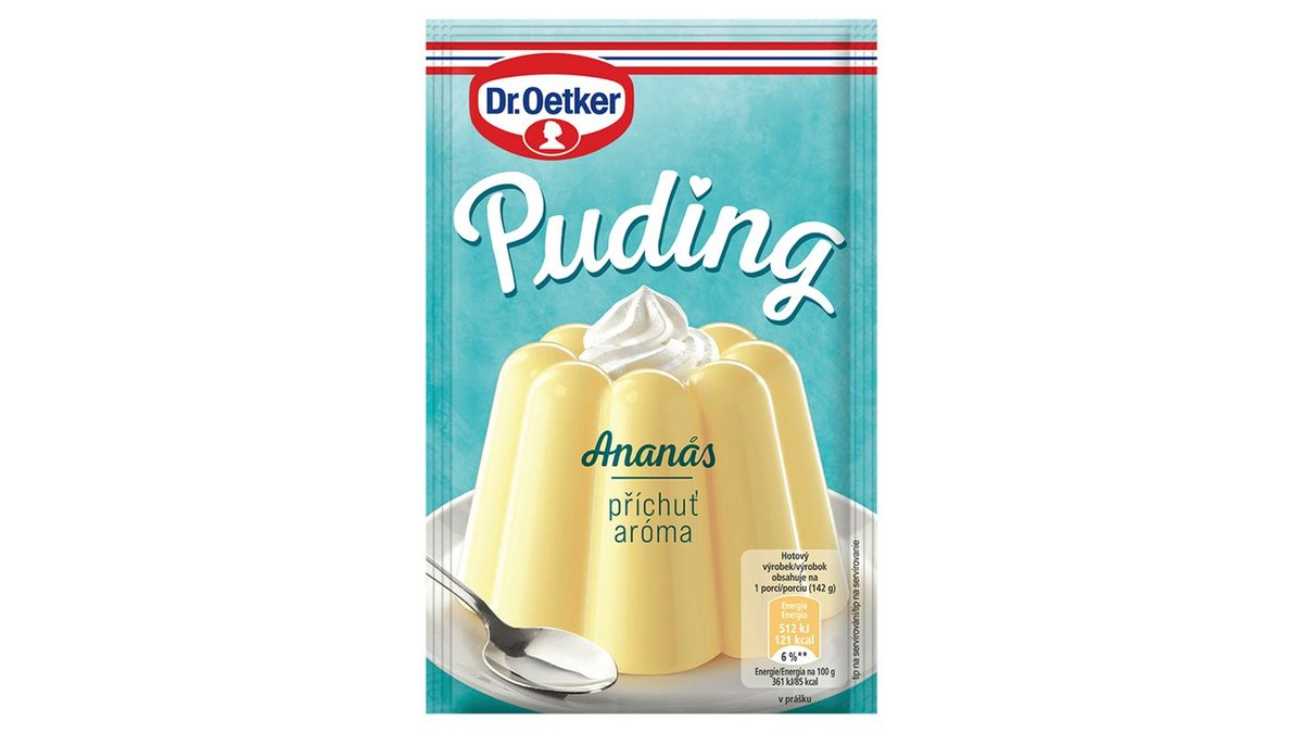 Dr. Oetker Puding příchuť ananas 38g