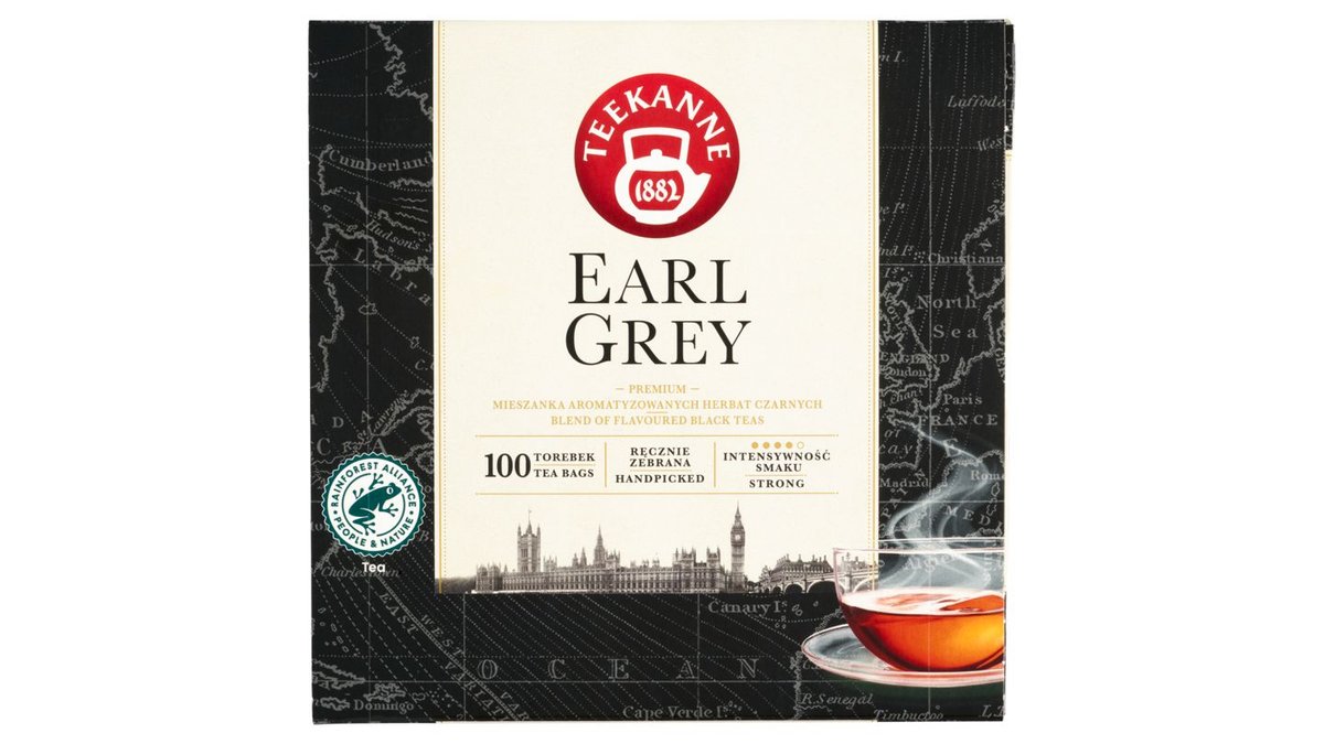 Teekanne Earl Grey černý čaj aromatizovaný 100 x 1,65g (165g)