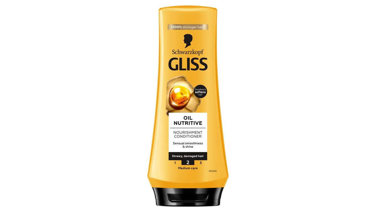 Schwarzkopf Gliss Oil Nutritive kondicionér s omega 9 + marulovým olejem 200ml