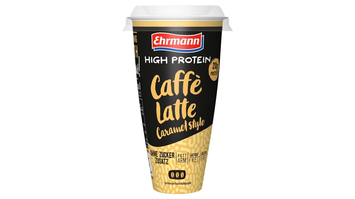 Ehrmann High Protein Caffé Latte Caramel Style 250ml