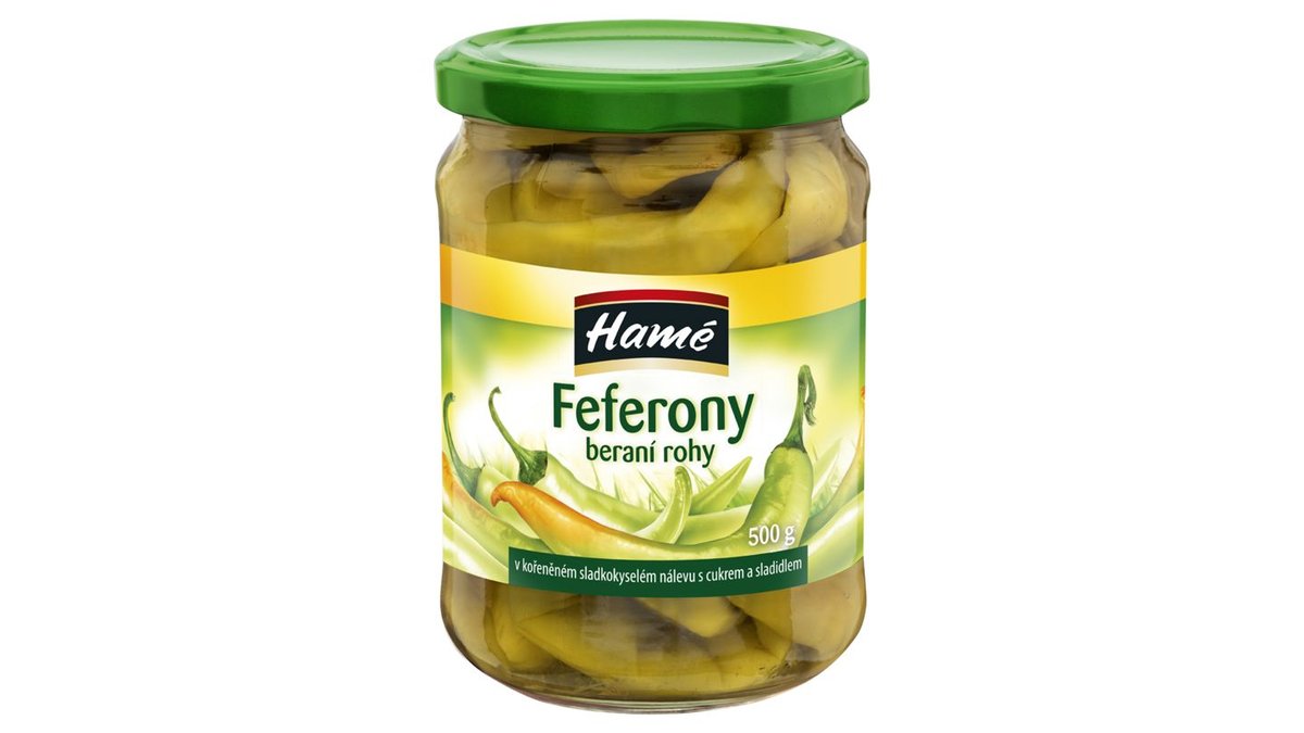 Náhled kategorie Hamé Feferony beraní rohy 500g