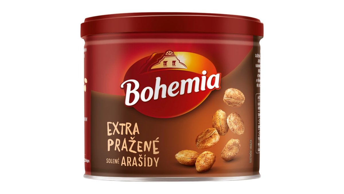 Bohemia Extra pražené solené arašídy 135g