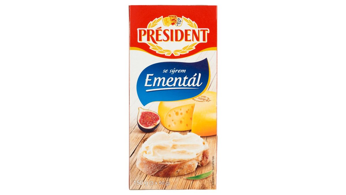 Président Se sýrem 3 x 50g (150g)
