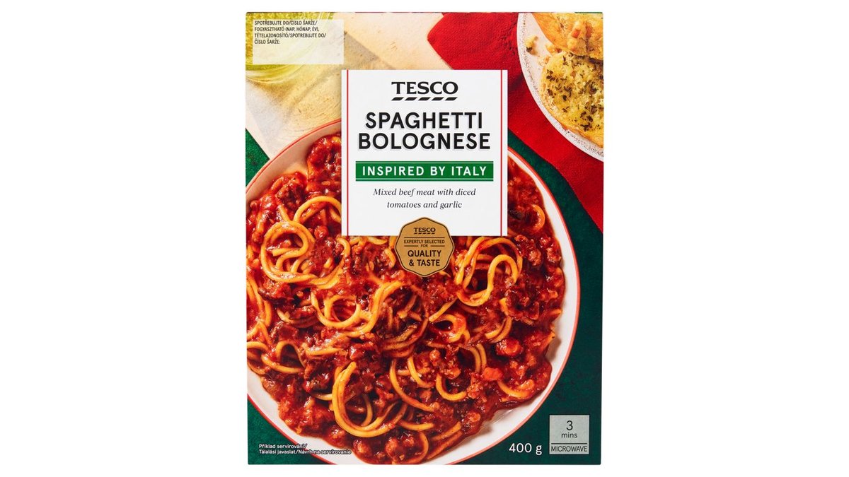 Tesco Spaghetti Bolognese 400g