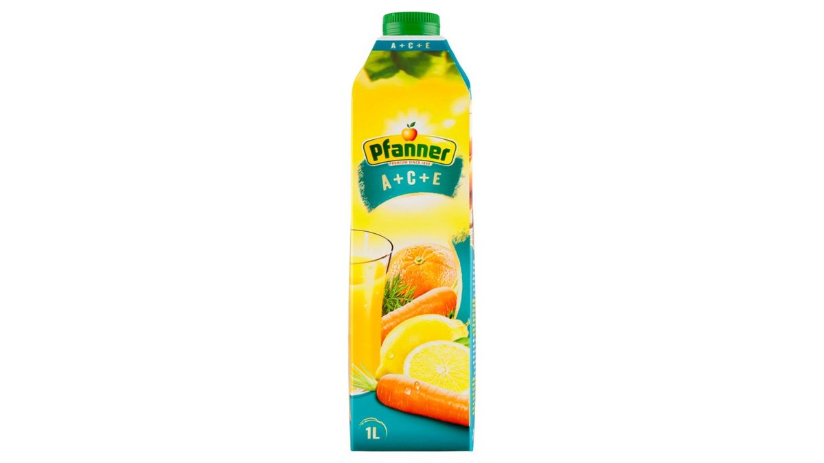 Pfanner A, C, E ovocno-zeleninový nápoj 1l