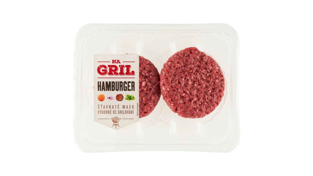 Na gril hamburger 0,330kg