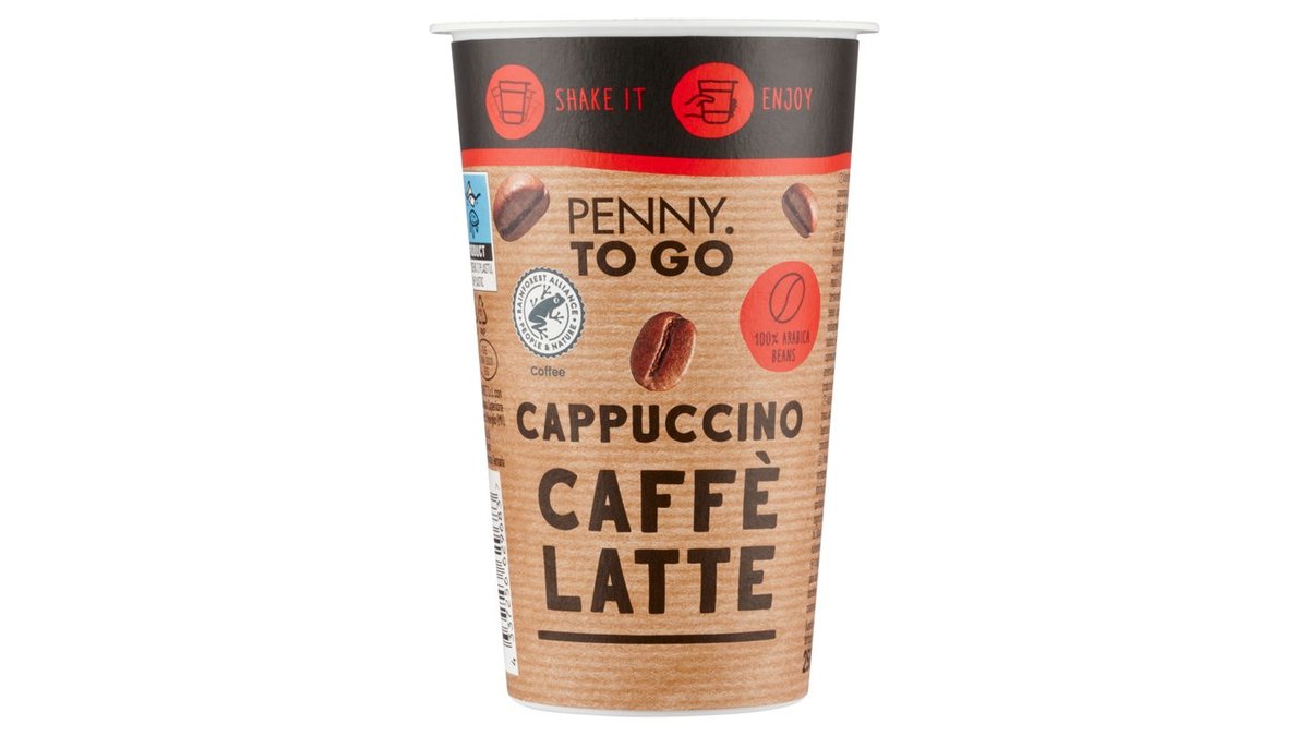 Penny To Go Cappuccino Caffé Latte 250ml