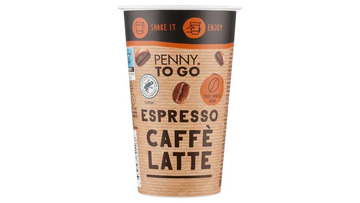 Penny To Go Espresso Caffé Latte 250ml