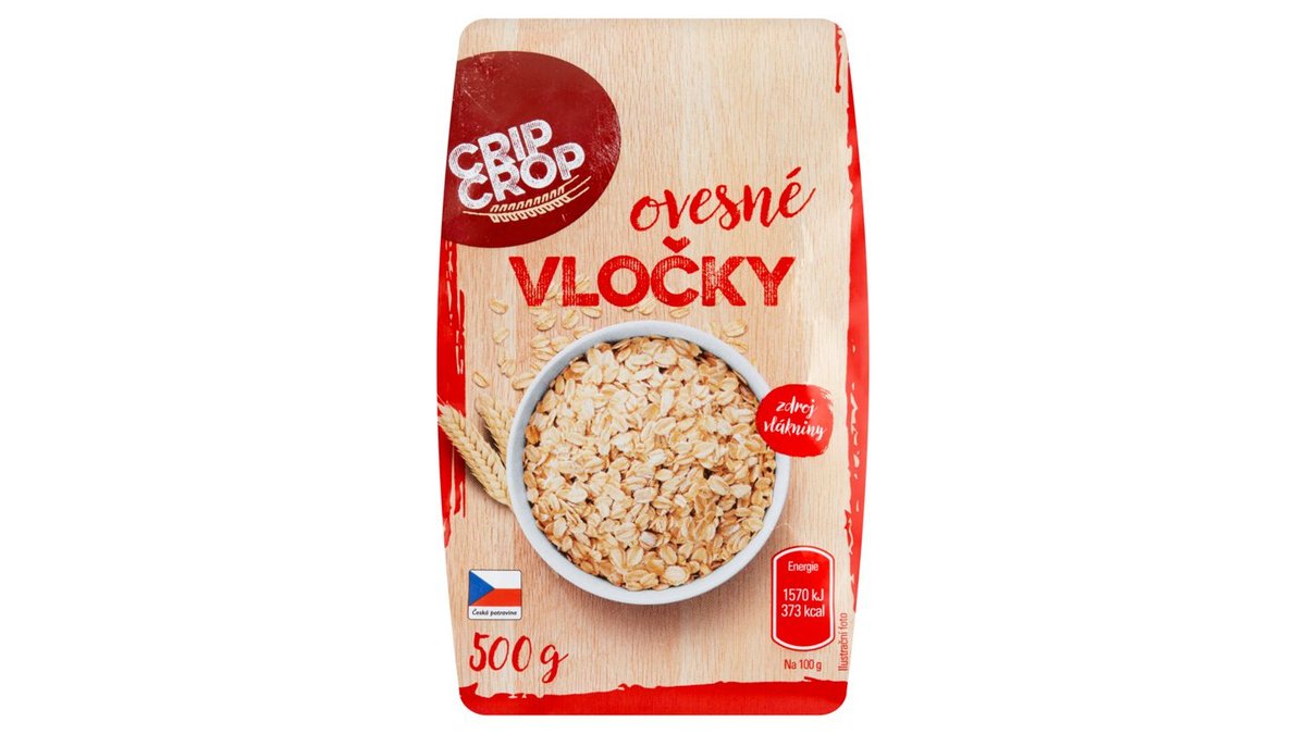 Crip Crop Ovesné vločky 500g