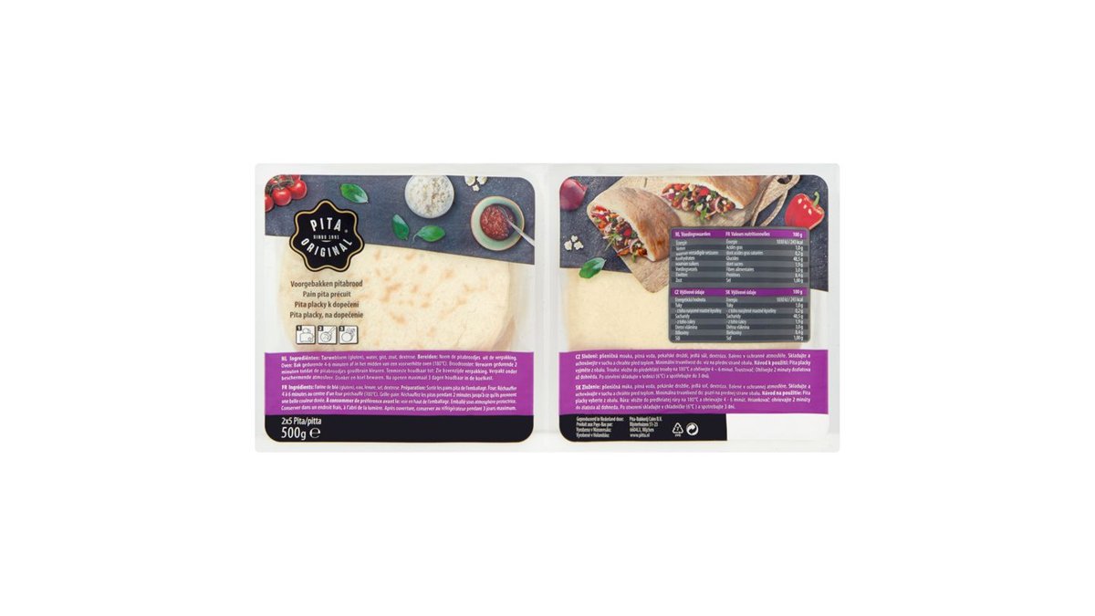 Pita Original Pita placky k dopečení 500g
