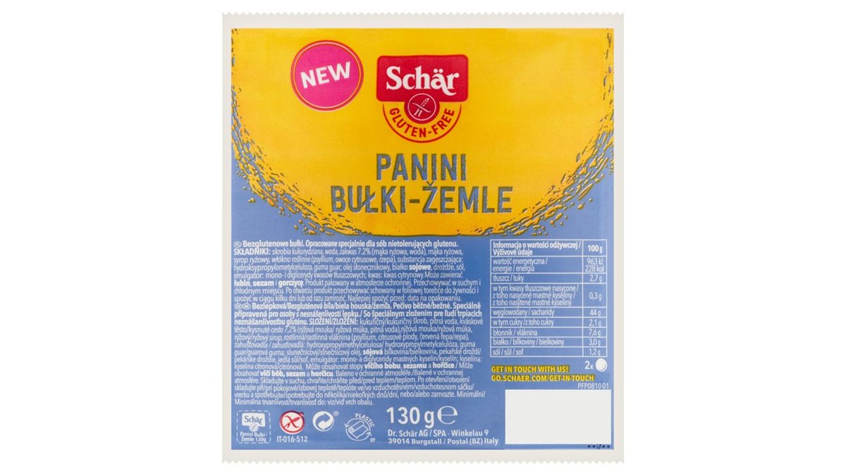 Schär Panini 130g