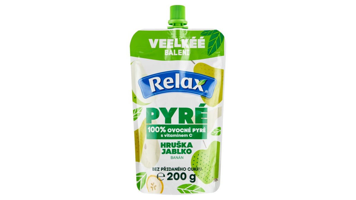 RELAX 100% PYRÉ HRUŠKA, JABLKO A BANÁN