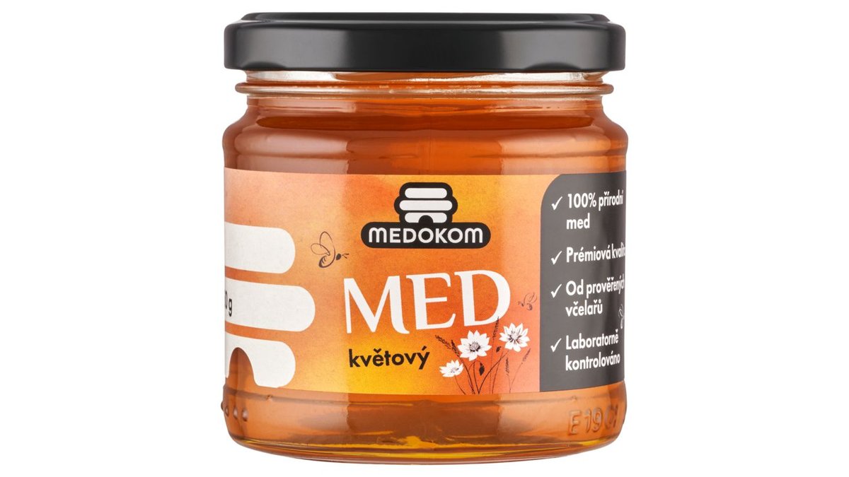 Medokomerc květový luční med, 250 g
