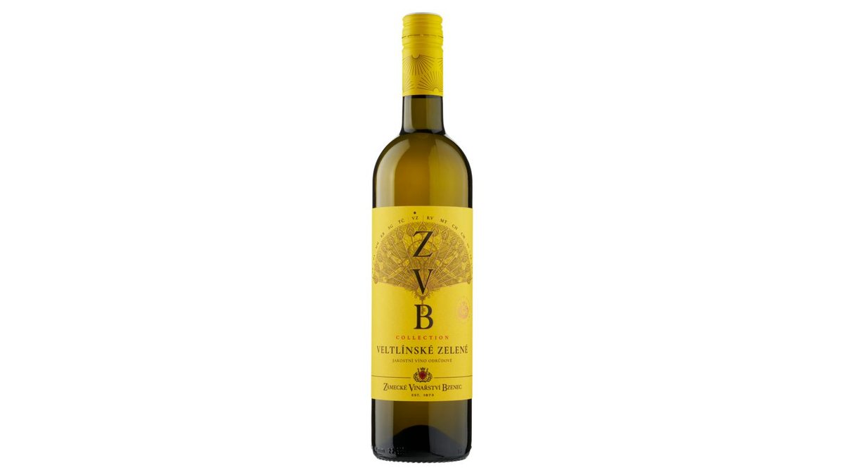 Zámecké Vinařství Bzenec Collection Veltlínské zelené jakostní víno odrůdové suché bílé 0,75l