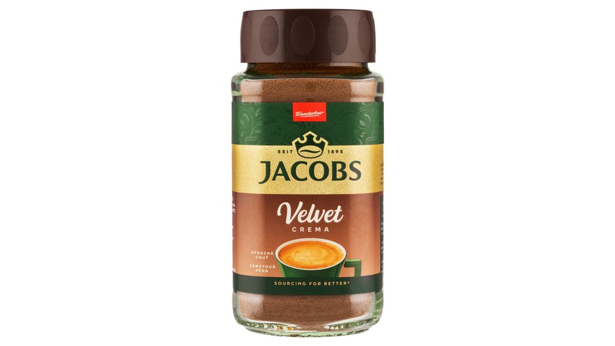 Jacobs Velvet Crema rozpustná káva 100g