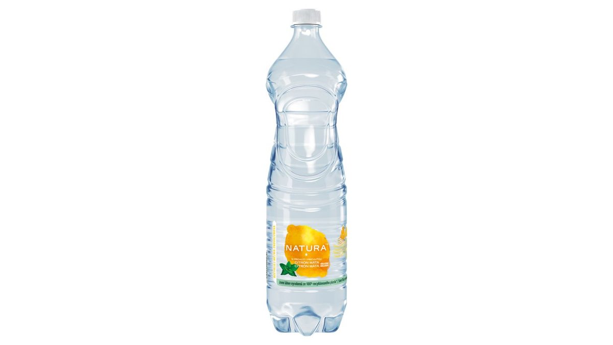 Natura S příchutí citron máta 1,5l