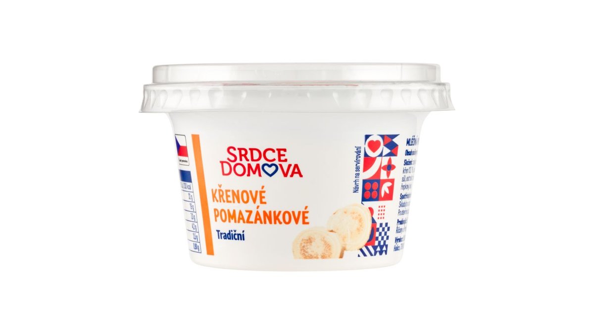 Srdce domova Křenové pomazánkové tradiční 150g