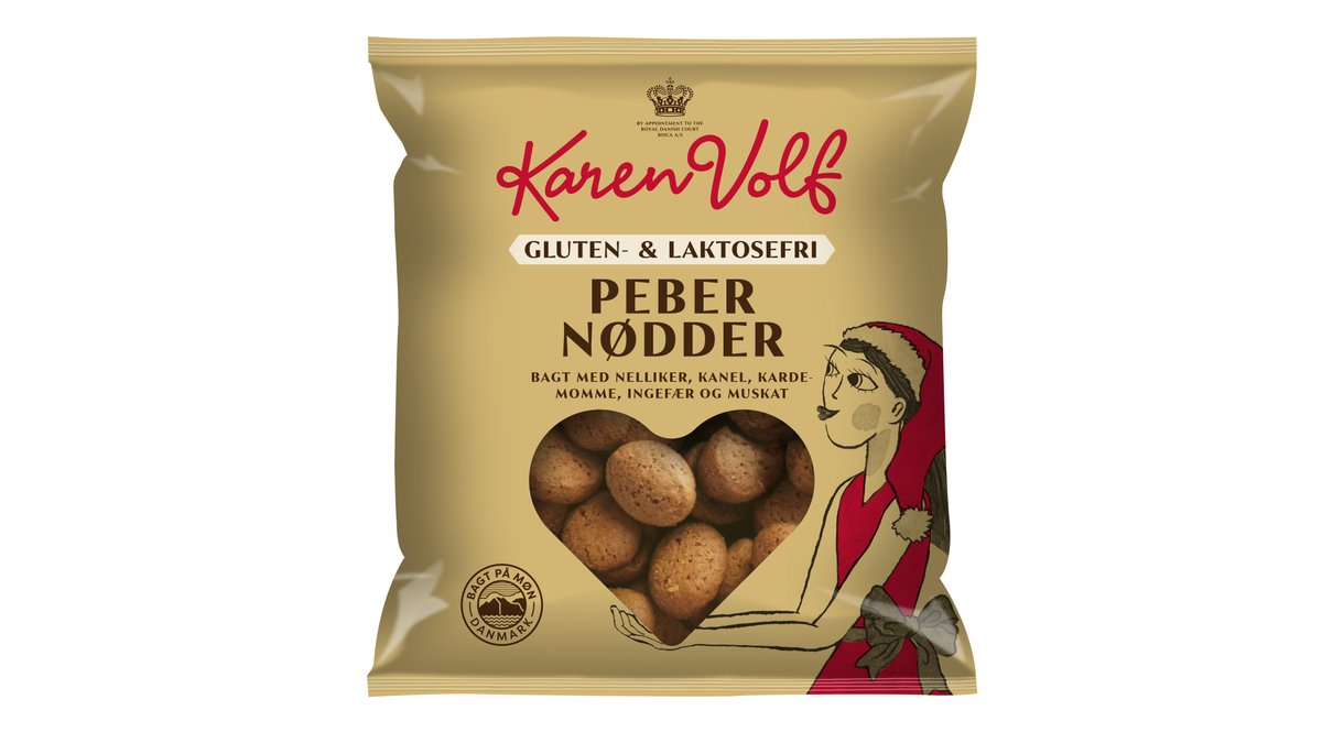 Pebernødder glutenfri & laktosefri, Karen Volf