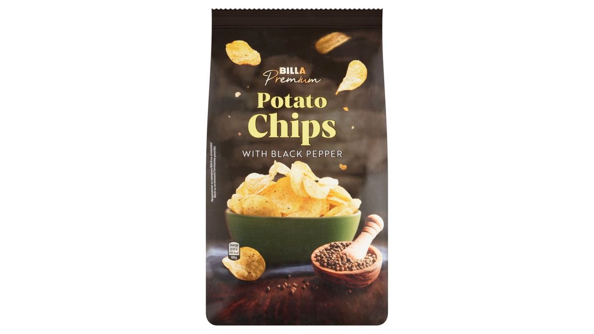 BILLA PREMIUM CHIPS BLACK PEPPER