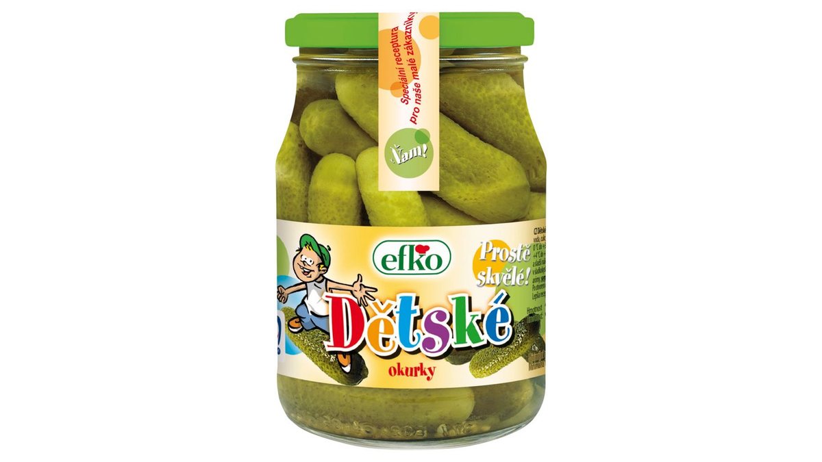 efko Dětské okurky 370ml