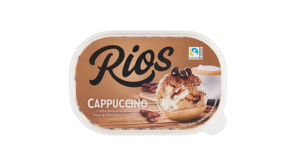 Rios Mražený krém s rostlinným tukem s kávovou příchutí 900ml