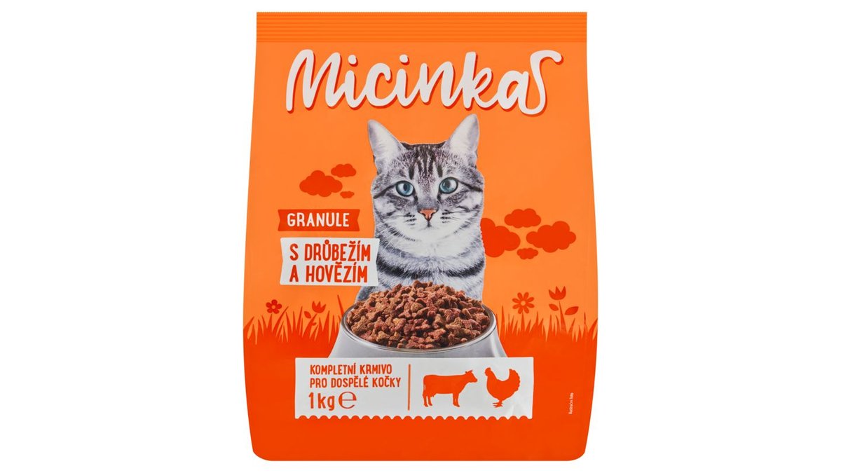 Micinka Granule s drůbežím a hovězím 1kg