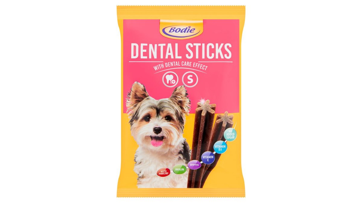 Bodie Dental Sticks doplňkové krmivo pro dospělé psy S 270g