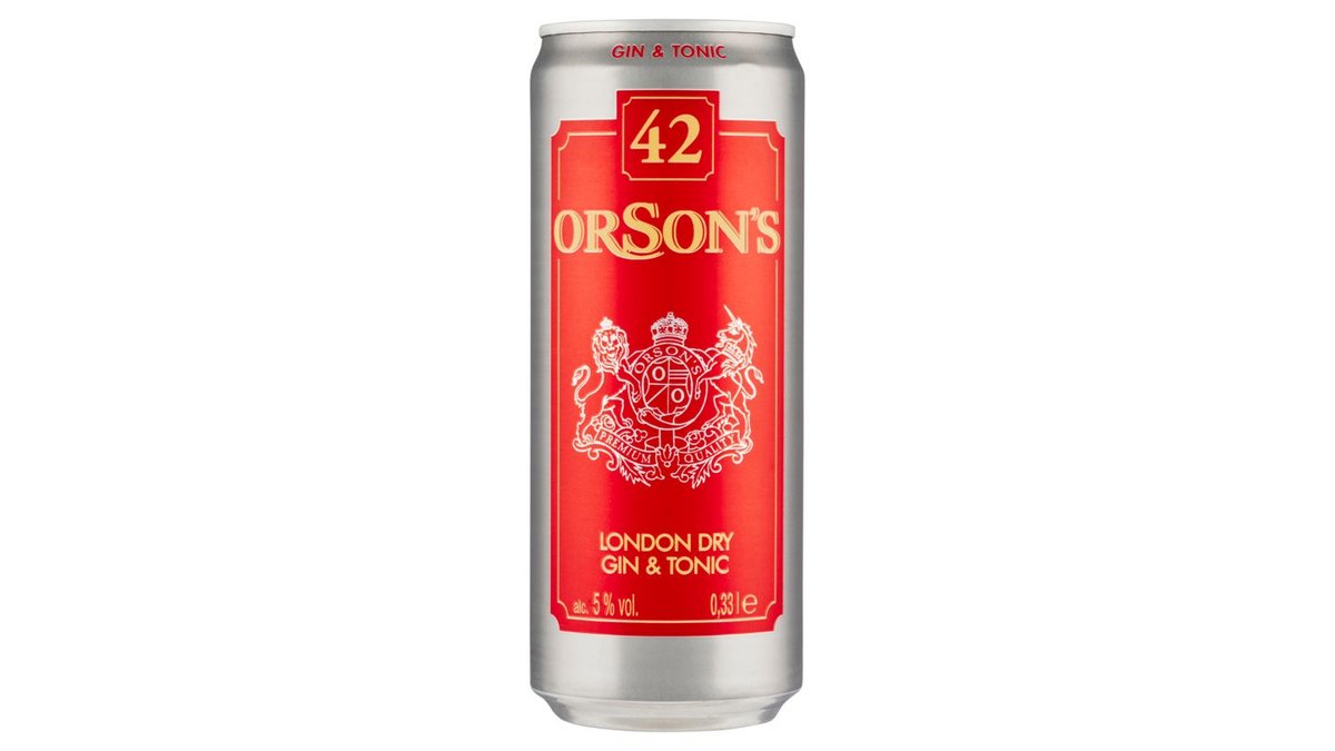 Orson's Gin & tonic 0,33l