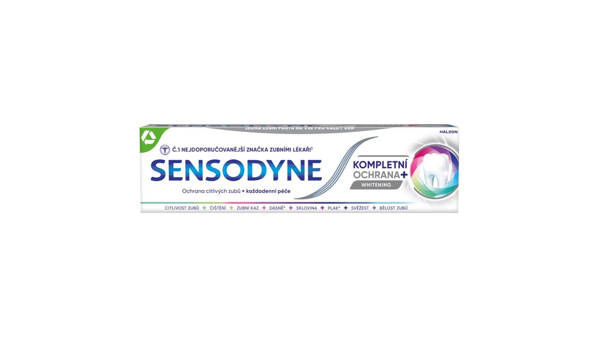 Sensodyne Whitening Kompletní ochrana+ zubní pasta s fluoridem 75ml