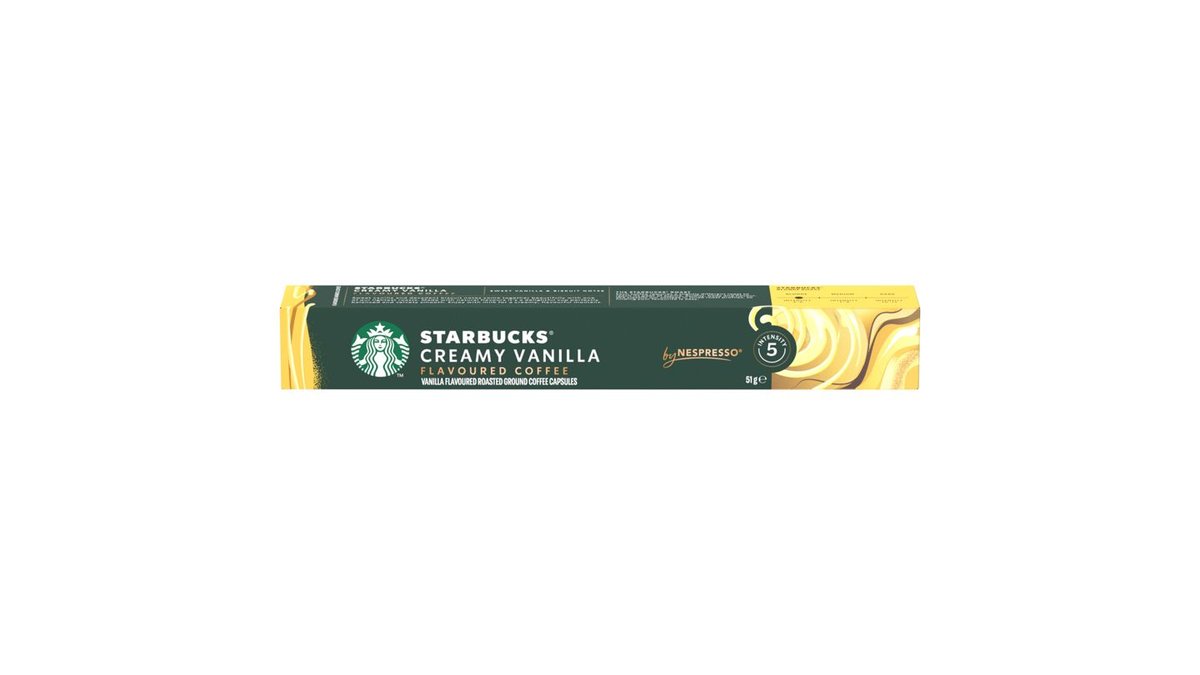Starbucks by Nespresso Creamy Vanilla Flavoured Coffee, kávové kapsle - 10 kapslí v balení