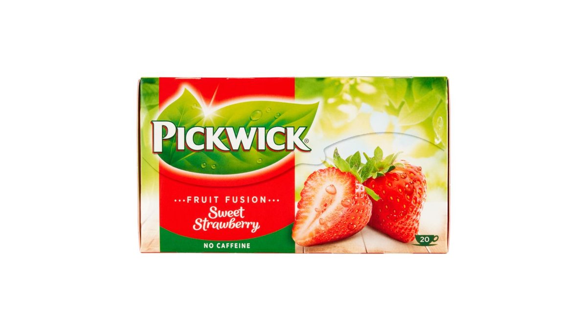 Pickwick Fruit Fusion Ovocný čaj aromatizovaný s jahodami 20 x 2g (40g)