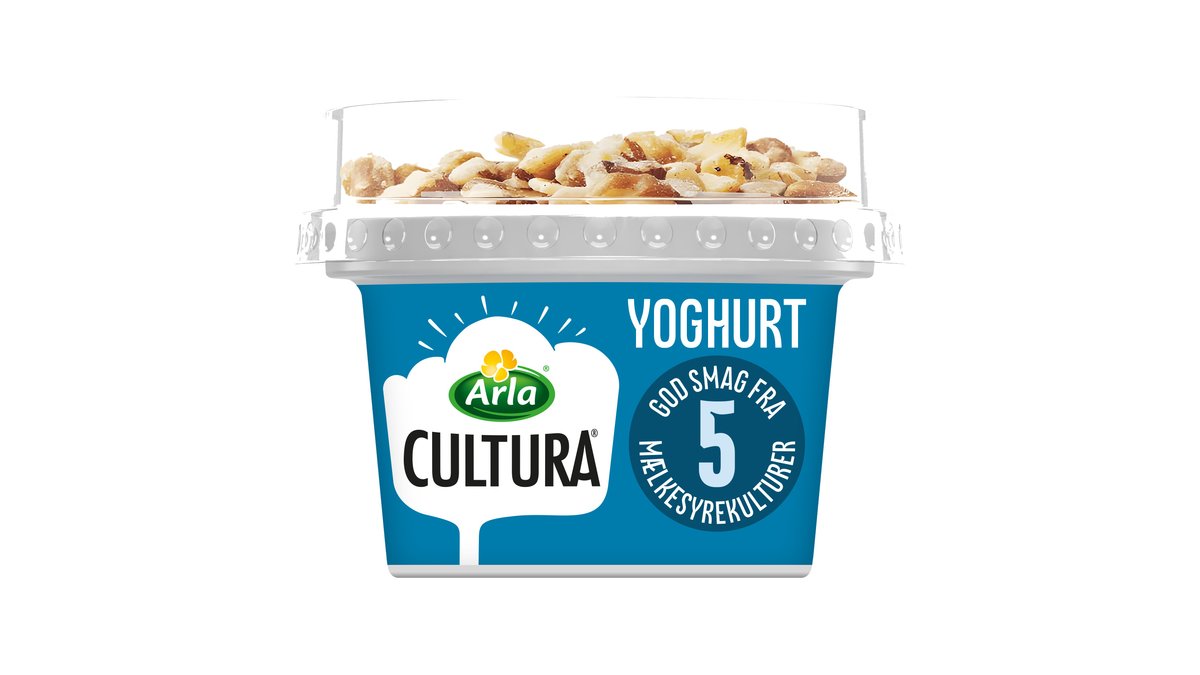 Cultura Yoghurt naturel 2,6% med müslitop