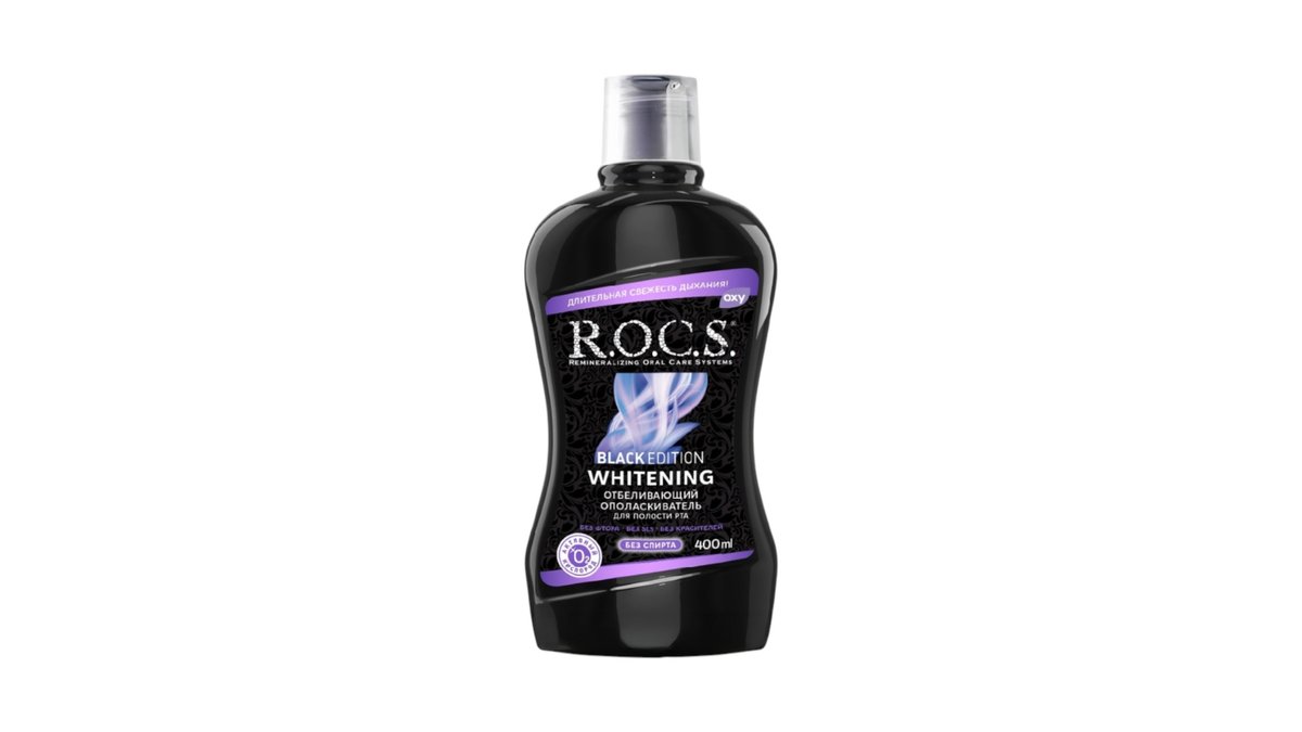 Ополаскиватель для полости рта R.O.C.S. Black 400 мл