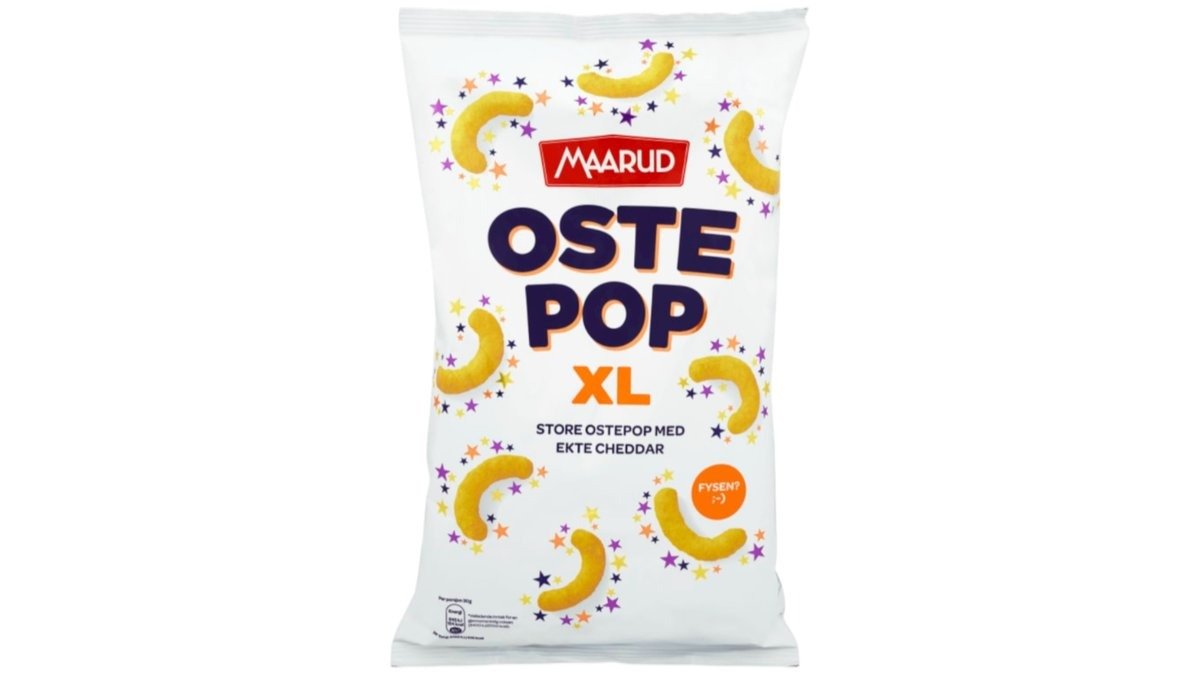 Ostepop Extra Store Cheddar 175g Maarud | Hønefoss Dagligvare | Wolt